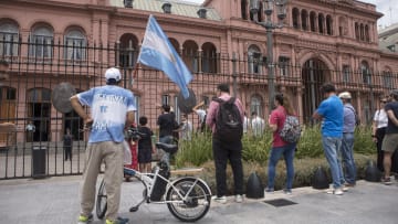 Argentina entera está de luta por Diego Maradona
