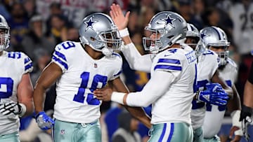 Dallas Cowboys WR Amari Cooper and QB Dak Prescott