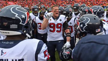 The Houston Texans could find a track package that works to send JJ Watt to the Pittsburgh Steelers. 