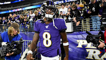 Baltimore Ravens quarterback Lamar Jackson 