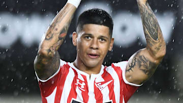 Marcos Rojo, muy cerca de desembarcar en Boca Juniors.