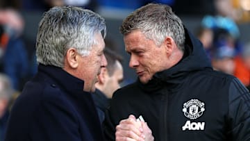 Ancelotti is a happy man right now, Solskjaer not so much