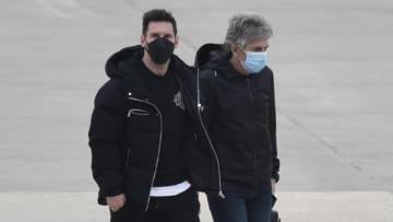 Messi y su padre
