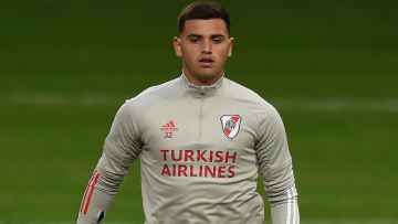Leo Díaz debutando con River Plate