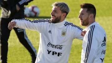 Lionel Messi y Sergio Agüero son grandes amigos.