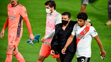 Gallardo y la indicación a Rojas: "Rompele el tobillo".