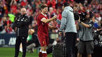 Steven Gerrard dan Jurgen Klopp