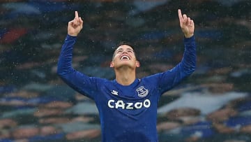 James Rodríguez recuperó la sonrisa en el Everton