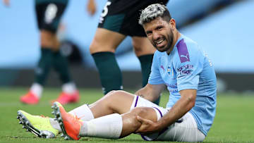 Pep Guardiola fala sobre lesão de Sergio Agüero.