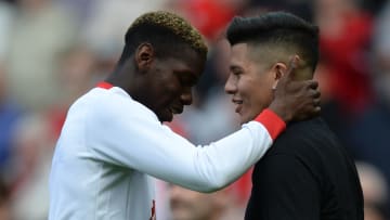 Pogba con Rojo