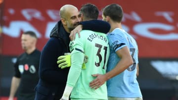 Guardiola pense à Ederson pour tirer les prochains pénalties.