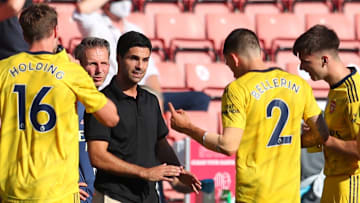 Arsenal recorded a 2-0 victory against a 10-man Southampton side