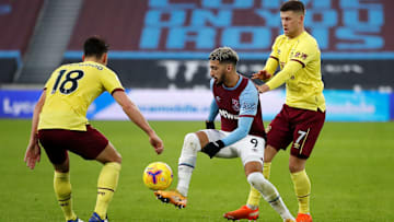 Burnley e West Ham se enfrentam pela 34ª rodada da Premier League 2020/21. 