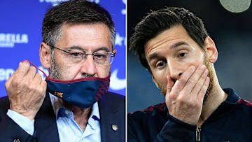 El presidente de Barcelona habló tras el escándalo con Lionel Messi.