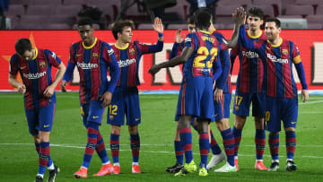 Lionel Messi et les siens se sont rassurés avant d'affronter Paris en Ligue des Champions.