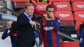 Koeman y Griezmann, una relación tensa.