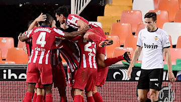 El Atlético de Madrid se impuso por la mínima en Mestalla
