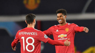 Rashford scored a UCL hat trick