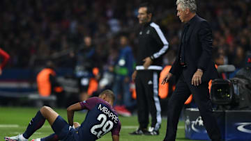 Mbappe y Ancelotti