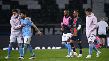 There were contrasting emotions at full-time for Man City and PSG