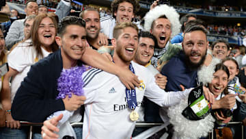 Real Madrid in festa Real Madrid in festa