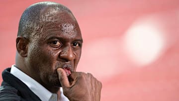 Nommé entraineur de Nice en 2018, Patrick Vieira a été remercié suite à sa défaite en Ligue Europa.