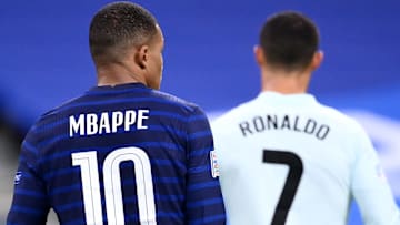 Mbappé y Cristiano Ronaldo