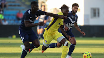 Kouadio Koné (Bildmitte) soll noch bis zum Sommer für Toulouse spielen