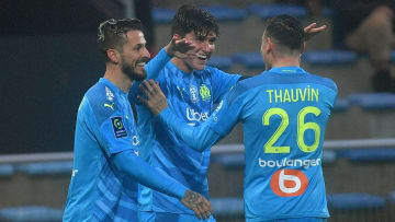 Leonardo Balerdi auteur du but victorieux pour l'OM. 