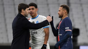 Pochettino et Neymar après le Classique dimanche dernier.