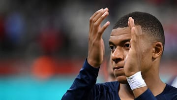 Kylian Mbappé avec le Paris Saint-Germain cette saison 