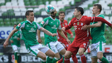 Die Bremer hatten mit Lewandowski und Co einiges zu tun