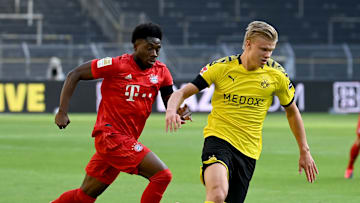 Stehen zur Wahl zum Bundesliga-Rookie der Saison: Alphonso Davies (l.) und Erling Haaland