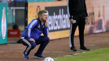 Kniete sich im DFB-Pokal voll rein: Saarbrücken-Coach Lukas Kwasniok