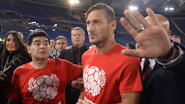 Totti e Maradona