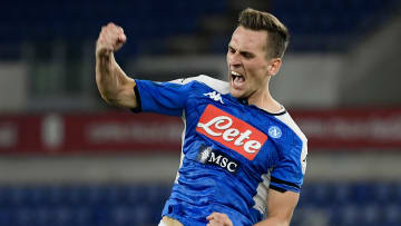 Arkadiusz Milik SSC Naples. 