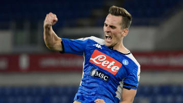 Arkadiusz Milik a été officiellement prêté 18 mois avec option d'achat par Naples, le 21 janvier dernier