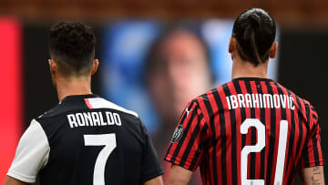 Ibrahimovic y Cristiano Ronaldo