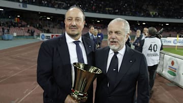 Benitez e De Laurentiis ai tempi del Napoli