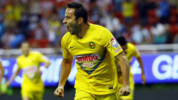 El colombiano Luis Gabriel Rey festejando un gol en el Clásico.