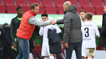 Julian Nagelsmann (l.) und Heiko Herrlich sollen am 22. Dezember im DFB-Pokal aufeinandertreffen.