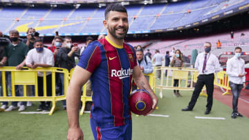 Sergio Agüero, flamante refuerzo del Barcelona
