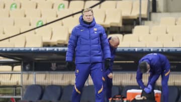 Ronald Koeman en la previa contra el Cornellà