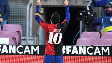 Messi y su homenaje a Diego Maradona.