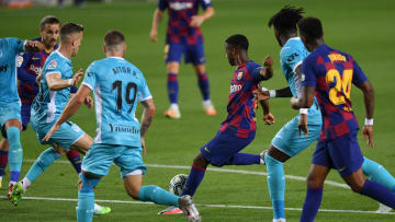 Gol Ansu Fati ke gawang Leganes