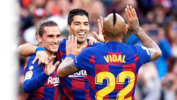 Luis Suarez, Antoine Griezmann & Arturo Vidal