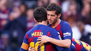 Sergi Roberto & Lionel Messi