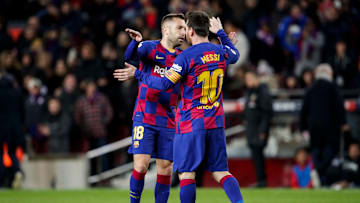 Jordi Alba & Lionel Messi