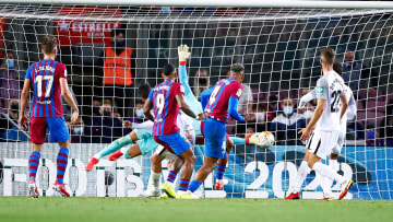 Araújo marcó el gol del empate del Barcelona