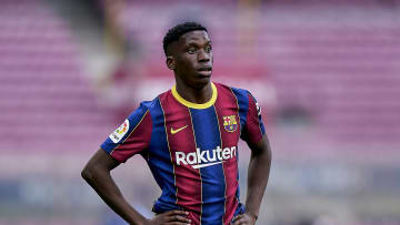 Ilaix Moriba debutó esta temporada con el Barcelona 